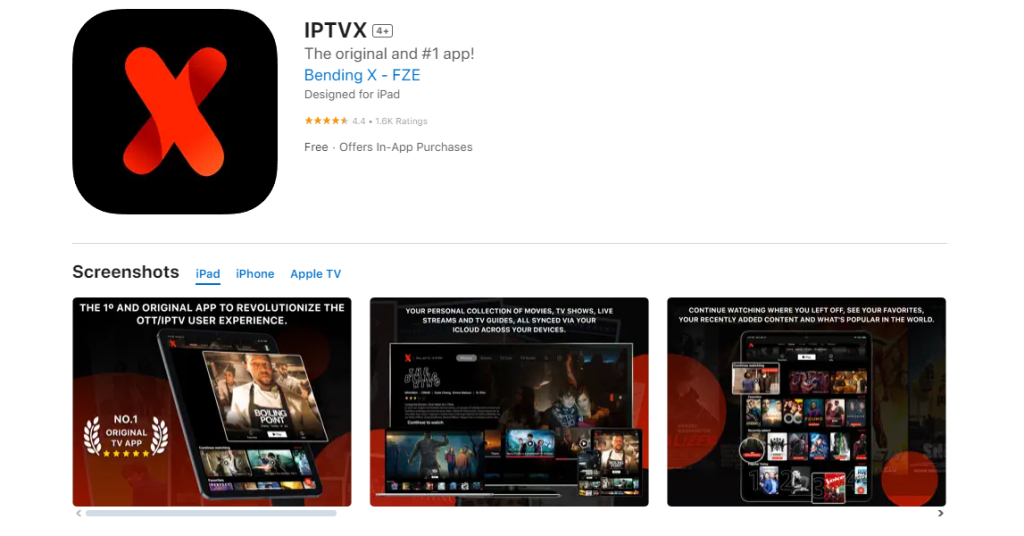 IPTV en iPhone/iPad